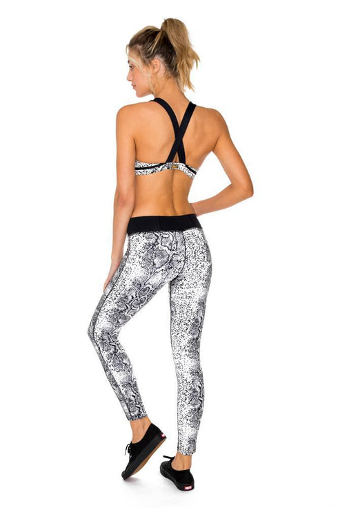 Luli Fama Bombo Mesh Cross Back Sports Bra